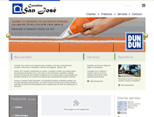 Tablet Screenshot of corralonsanjose.com